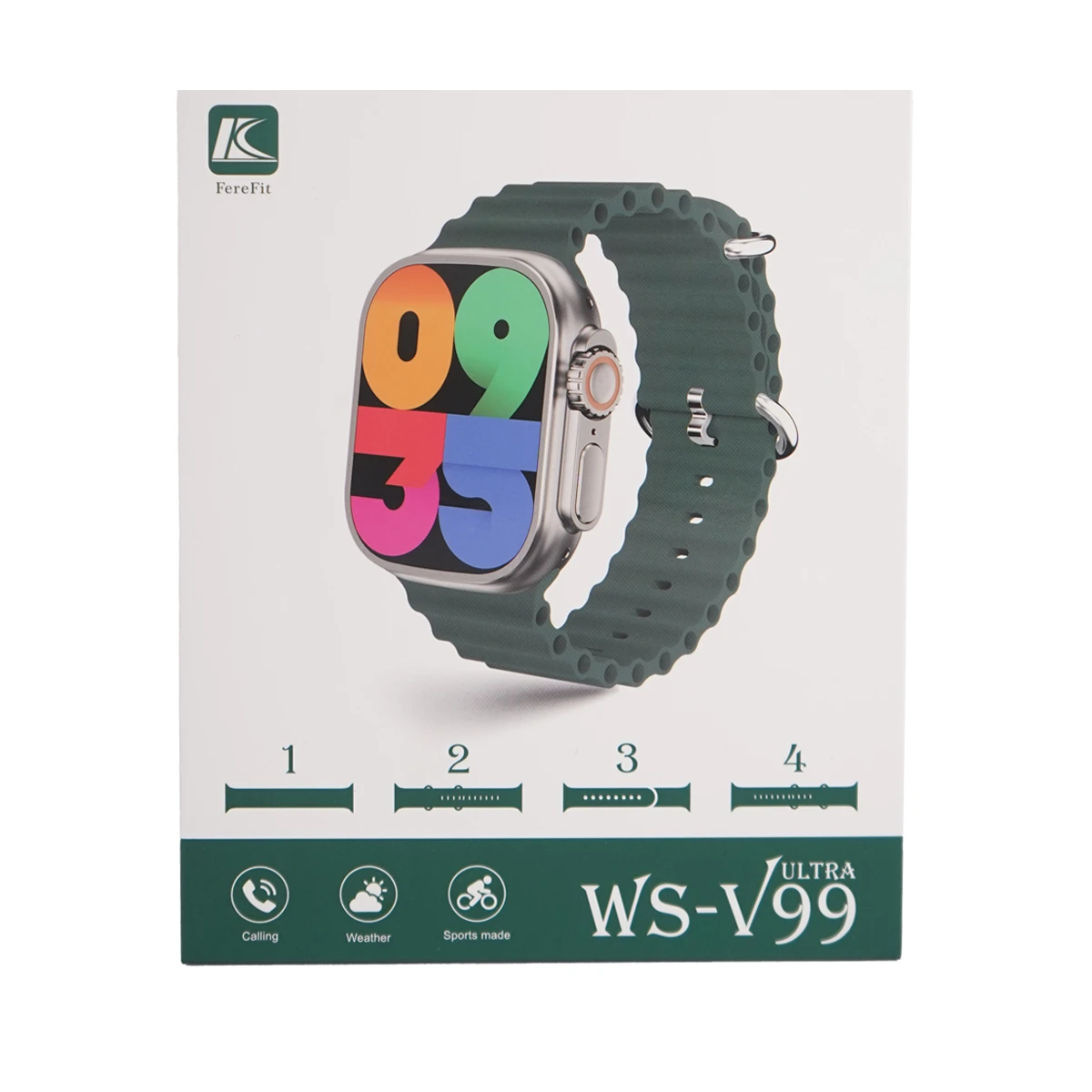 ساعت هوشمند (4 بند) مدل WS99 ultra